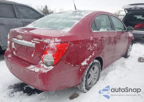 2013 Chevrolet Sonic Lt Auto z USA, uszkodzony, nr VIN 1G1JC5SH0D4250437